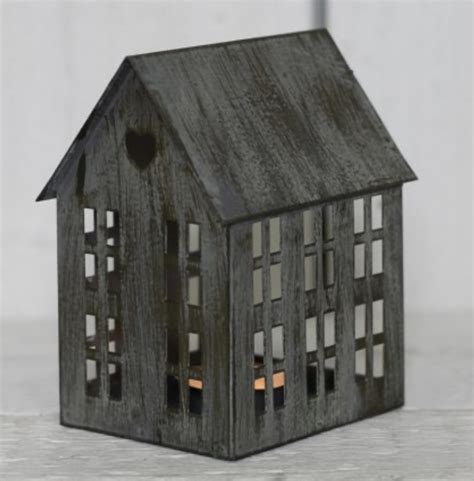 metal house shaped tea light holders|hammered metal tea light holder.